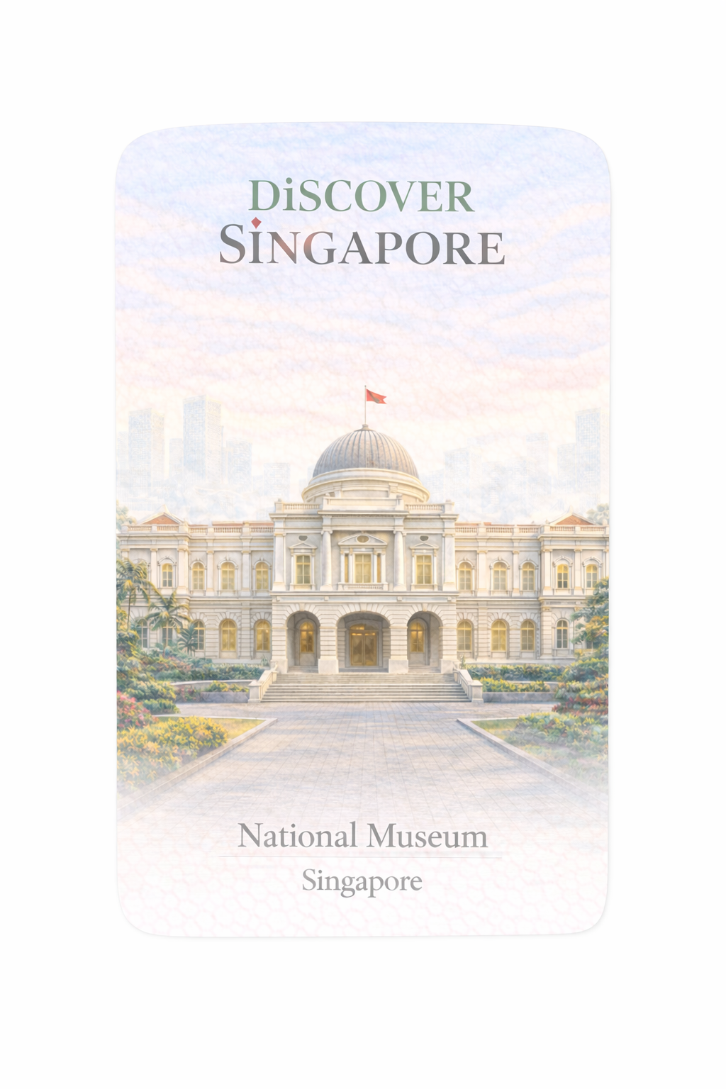 National Museum fridge magnet — Landmark Collection