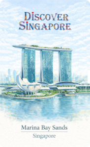 Marina Bay Sands fridge magnet