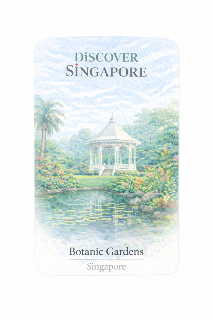 Botanic Gardens — hand-illustrated watercolor fridge magnet