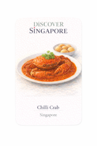 Chilli Crab fridge magnet