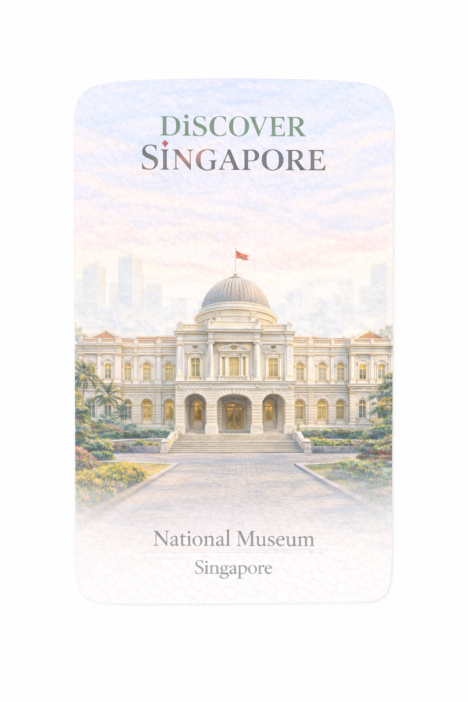 National Museum — hand-illustrated watercolor fridge magnet