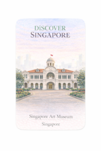Singapore Art Museum fridge magnet