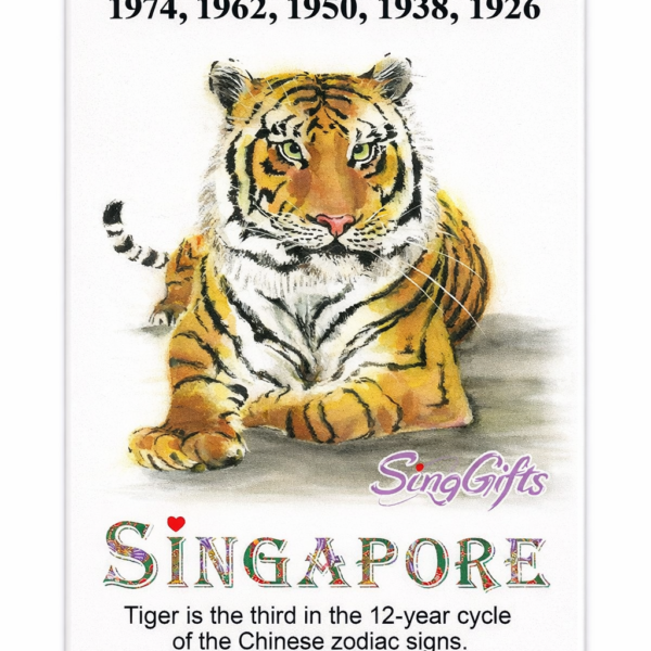 Zodiac Year of Tiger 2022, 2010, 1998, 1974, 1962, 1950, 1938, 1926
